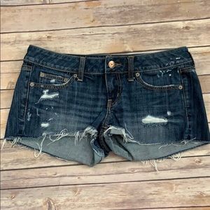 American Eagle Distressed Denim Shorts